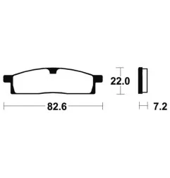 Pastillas de freno TECNIUM Sinterizadas para YAMAHA TTR 125, YZ 65, YZ 80, YZ 85 de 1986 a 2027