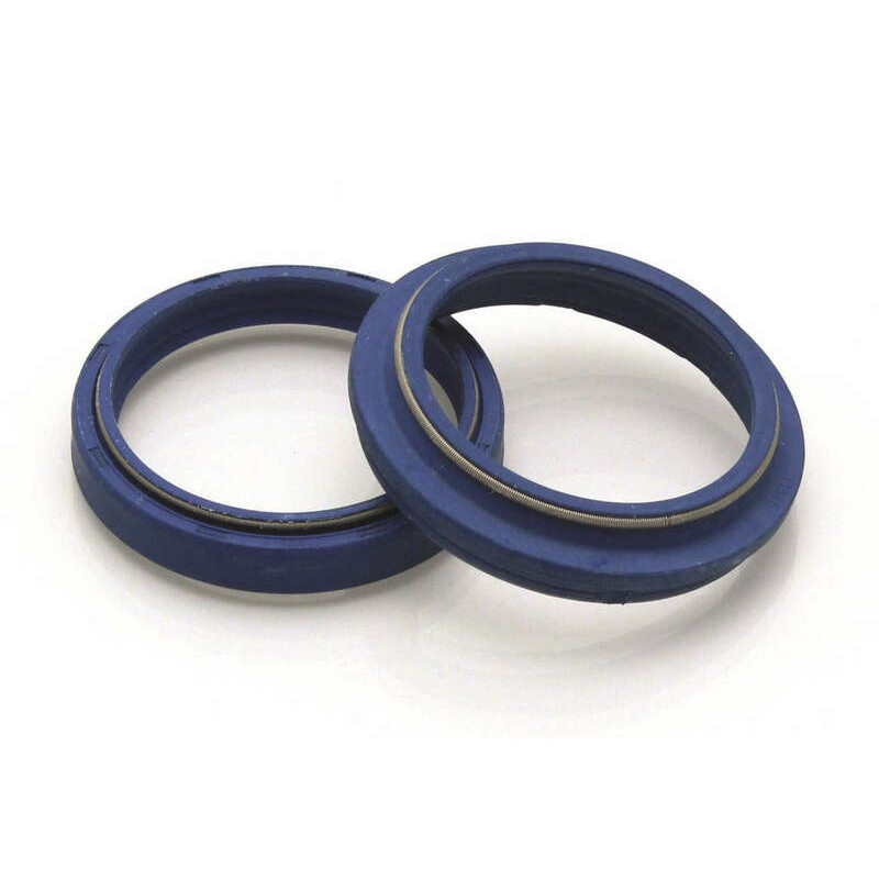 TECNIUM Blue Label Gabelsimmerringesatz mit Staubkappen - Showa 37mm für HONDA CR 80, CR 85, CRF 150, CRF 230, NX 250 1981-2019