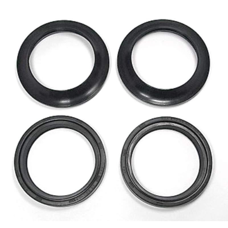 Kit retenes y guardapolvos de horquilla TECNIUM - 47x58x10 mm para HM CRE 450, MOTARD 450 y HONDA CR 250, CRF 250 X