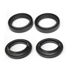 TECNIUM Gabelsimmerringesatz mit Staubkappen - 41x53x8/10,5 mm für YAMAHA WR 125, WR 125 X 2009-2026