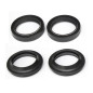 TECNIUM Gabelsimmerringesatz mit Staubkappen - 41x53x8/10,5 mm für YAMAHA WR 125, WR 125 X 2009-2026