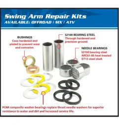 ALL BALLS Swing Arm Bearing Kit for HUSQVARNA CR 125, CR 250, TC 450, WR 125, WR 250 1980-2014