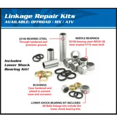 Kit de rodamientos, retenes y casquillos de bieleta ALL BALLS para KAWASAKI KLX 450, KX 250, KXF 250, KXF 450 de 2006 a 2020