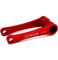 KOUBALINK Lowering Kit 25.4 mm - Red for HUSQVARNA FE 350, TE 250, KTM SXF 250, XCF 250 and GAS GAS ECF 350, MCF 250 2011-2025