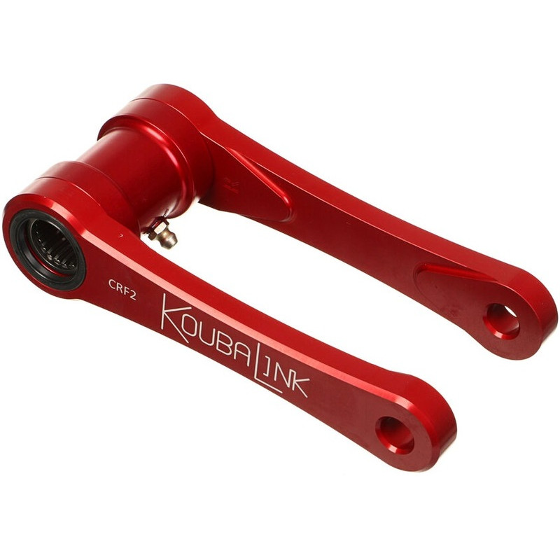 Kit de rabaissement de selle KOUBALINK (3.2 - 31.8 mm) rouge pour HONDA CRF 250, CRF 250 X, CRF 450, CRF 450 X de 2002 à 2017