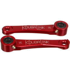 Kit de rabaissement de selle KOUBALINK (57.2 - 63.5 mm) rouge pour HONDA CRF 250, CRF 450, CRF 450 RX ENDURO, CRF 450 X