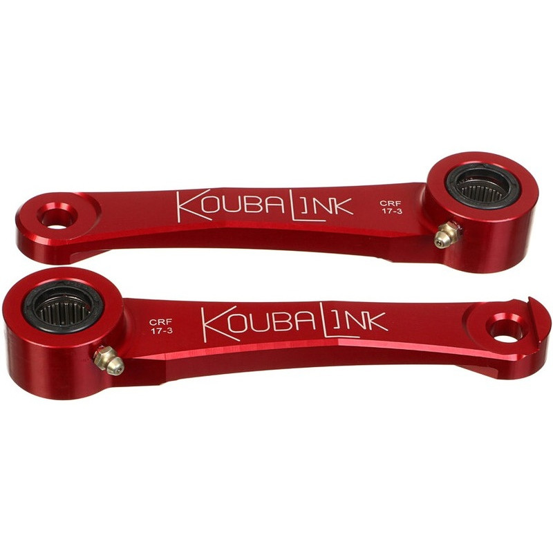 Kit de bajada KOUBALINK 57.2 - 63.5 mm - rojo para HONDA CRF 250, CRF 250 RX ENDURO, CRF 450, CRF 450 RX ENDURO, CRF 450 X