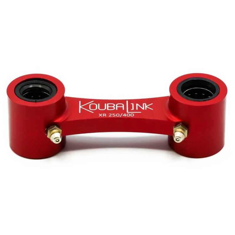 Kit de rabaissement de selle KOUBALINK (25.4 mm) rouge pour HONDA XR 250, XR 400 de 1996 à 2004