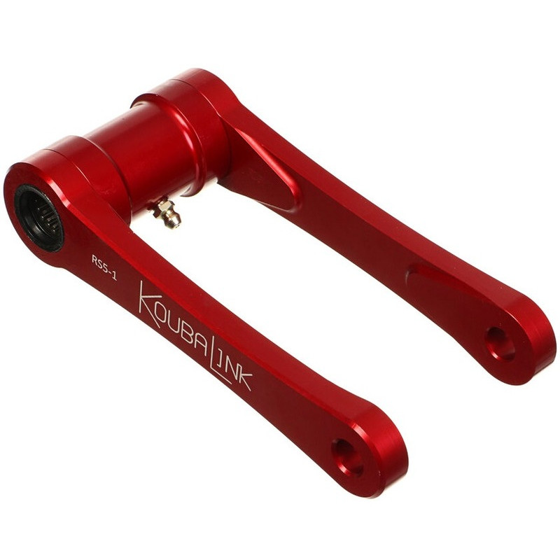 Kit de rabaissement de selle KOUBALINK (50.8 mm) rouge pour HUSQVARNA CR 125, TC 250, TE 250 I.E 4T, TE 310 I.E, TE 510 I.E