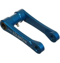 Kit de rabaissement de selle KOUBALINK (25.4 - 31.8 mm) bleu pour KTM ENDURO 690, HUSQVARNA SUPERMOTO 701 et GAS GAS ES 700
