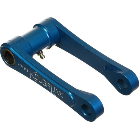 Kit de rabaissement de selle KOUBALINK (25.4 - 31.8 mm) bleu pour KTM ENDURO 690, HUSQVARNA SUPERMOTO 701 et GAS GAS ES 700