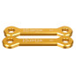 KOUBALINK Lowering Kit 25.4 mm - Gold for KAWASAKI KX 125, KX 250 1996-2003