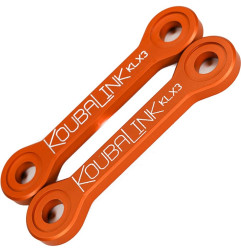 KOUBALINK Lowering Kit 25.4 - 31.8 mm - Orange for KAWASAKI KLX 250, KLX 300 1994-2003