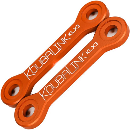 KOUBALINK Lowering Kit 25.4 - 31.8 mm - Orange for KAWASAKI KLX 250, KLX 300 1994-2003