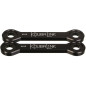 Kit de bajada KOUBALINK 50.8 - 57.2 mm - negro para KAWASAKI KLX 250, KLX 300 de 1994 a 2003