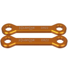 Kit de rabaissement de selle KOUBALINK (31.8 mm) orange pour SUZUKI DR-Z 400 S, DR-Z 400 SM, DRZ 400 et KAWASAKI KLX 400
