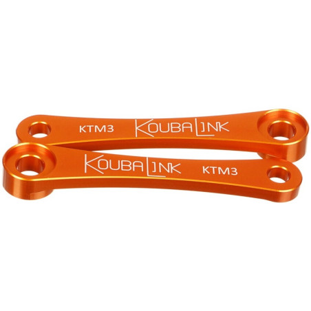 Kit de rabaissement de selle KOUBALINK (44.5 mm) orange pour KTM EGS 620, LC4 620 ENDURO SX WP, LC4 640 de 1994 à 2006