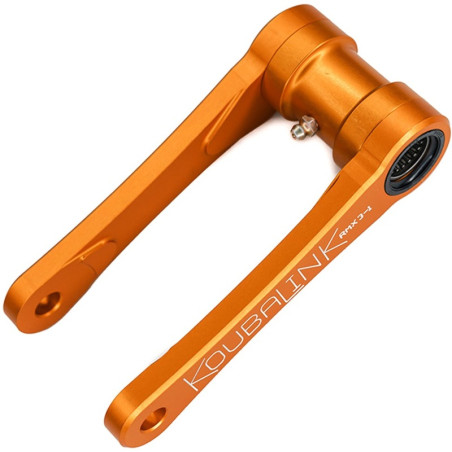 Kit de rabaissement de selle KOUBALINK (41.3 mm) orange pour SUZUKI RMZ 250, RMZ 450 et KTM SMR 450 de 2004 à 2013