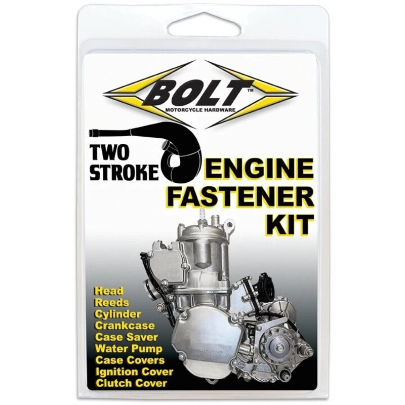 Kit de tornillería de motor BOLT para KTM EXC 200, SX 125, SX 144, SX 150, SX 200 y HUSQVARNA TC 125 de 2003 a 2016