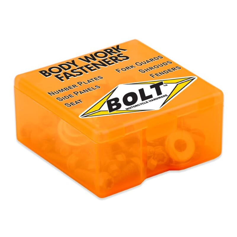Kit de tornillería de plásticos BOLT para KTM SX 125, SX 150, SX 85, XCW 125, HUSQVARNA TC 125, TE 125 y GAS GAS MC 125