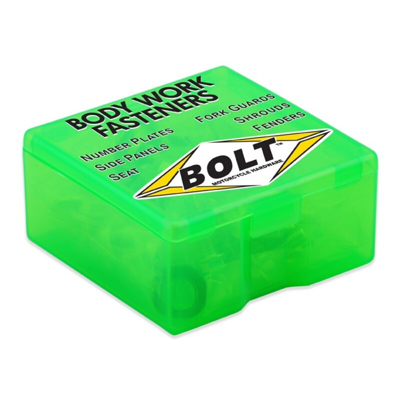 Kit de tornillería de plásticos BOLT para KAWASAKI KX 250, KX 250 X, KX 450, KXF 250, KXF 450 de 2020 a 2027