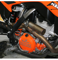 Couvercle de carter d'embrayage BOYESEN Factory Racing orange pour HUSQVARNA TC 85 de 2018 à 2024