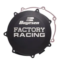 BOYESEN Factory Racing Clutch Cover Black for YAMAHA YFZ 450 2009-2023