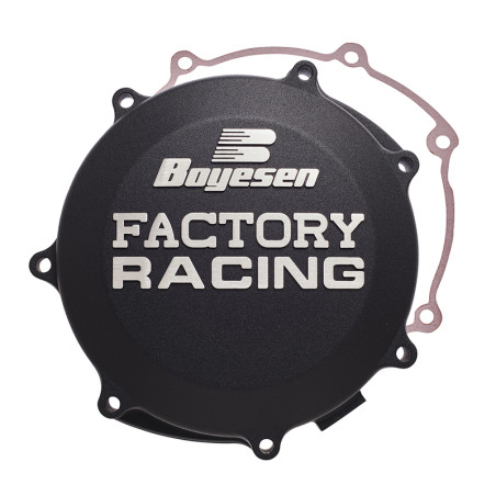 BOYESEN Factory Racing Kupplungsdeckel Schwarz für YAMAHA YFZ 450 2009-2023