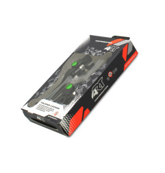 ART Klapphebel schwarz/Schrauben grün paarweise für KAWASAKI KX 250, KXF 250, KXF 450 2013-2020
