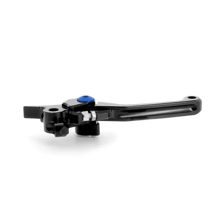 Maneta de embrague plegable ART negra/tornillo azul por unidad para TM RACING, SHERCO, HUSQVARNA y HUSABERG de 1995 a 2023