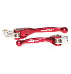 Juego de manetas flexibles forjadas RFX Race Series - rojo para HONDA CR 125, CR 250, CRF 250, CRF 250 X, CRF 450 X