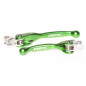 Juego de manetas flexibles forjadas RFX Race Series - verde para KAWASAKI KX 250, KX 250 X, KX 450, KX 450 X, KXF 250 Juego de manetas flexibles forjadas RFX Race Series - verde para KAWASAKI KX 250, KX 250 X, KX 450, KX 450 X, KXF 250