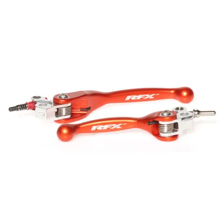 RFX Race Series Flexible Levers Set - Orange for KTM SX 65 2012-2013