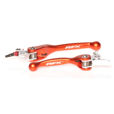 Juego de manetas flexibles forjadas RFX Race Series - naranja - frenos Brembo/embragues Magura para KTM SX 125, SX 144, SX 450