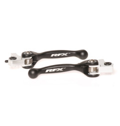 RFX Race Series Flexible Levers Set - Black - all AJP Trials/not for GAS GAS TXT 250, BETA EVO 300 and SHERCO ST 125 1999-2026