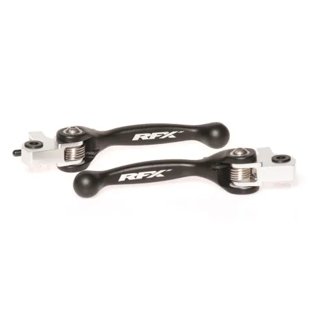 RFX Race Series Flexible Levers Set - Black - all AJP Trials/not for GAS GAS TXT 250, BETA EVO 300 and SHERCO ST 125 1999-2026
