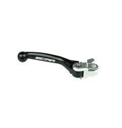 SCAR Flex Reversible Brake Lever Black for KAWASAKI KX 65, KX 85, YAMAHA WRF 250, YZ 85 and SUZUKI RMZ 250, RMZ 450 2000-2027