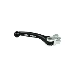 Levier de frein retournable SCAR Flex noir pour HONDA CRF 150, BETA RR 350, GAS GAS EC 250 et TM RACING EN 144 de 1992 à 2027