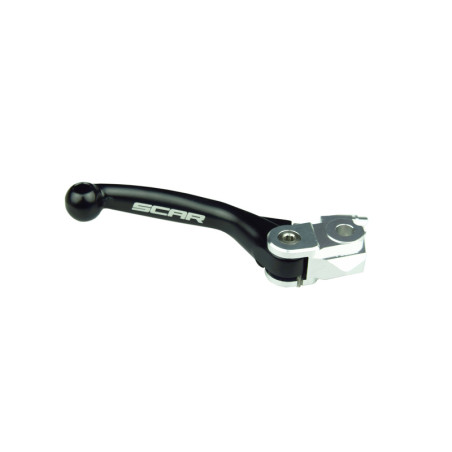 Levier de frein retournable SCAR Flex noir pour HONDA CRF 250, CRF 250 X, CRF 450, CRF 450 RX ENDURO, CRF 450 X de 2007 à 2027