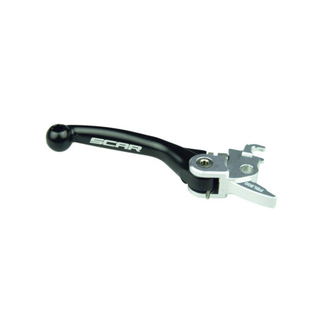SCAR Flex Reversible Brake Lever Black for HUSQVARNA CR 125, CR 250, KTM EXC 250, EXC 300 and HUSABERG TE 250, TE 300 1990-2013