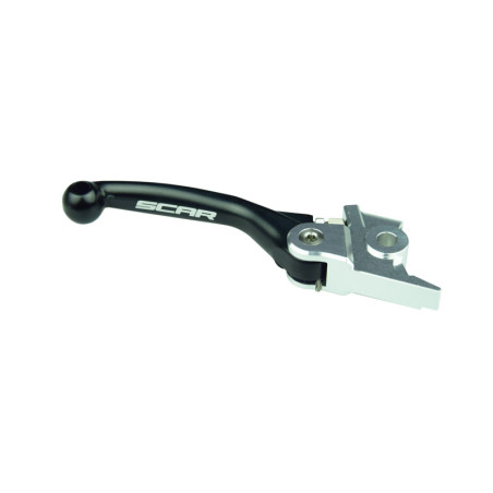 Maneta de freno SCAR FLEX plegable negro para KTM EXC 300, HUSQVARNA FC 250, SHERCO SEF 250 y TM RACING EN 300 de 2014 a 2027