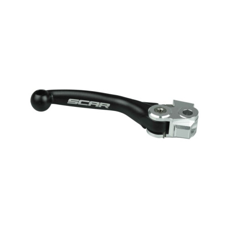 Maneta de freno plegable SCAR - Negro para GAS GAS EC 250, EC 300, ECF 250, ECF 350 y HUSQVARNA FE 250, FE 350, FE 450, FE 501