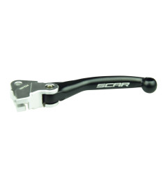 Maneta de embrague SCAR plegable negro para YAMAHA YZ 125, YZ 250, YZF 250, YZF 450 y FANTIC XE 125, XX 125, XX 250, XXF 250