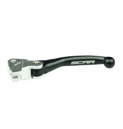 SCAR Flex Kupplungshebel klappbar schwarz für YAMAHA YZ 125, YZ 250, YZF 250, YZF 450 und FANTIC XE 125, XX 125, XX 250, XXF 250