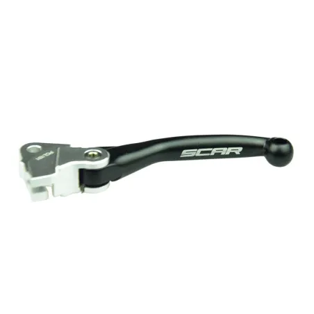 SCAR Flex Reversible Clutch Lever Black for YAMAHA YZ 125, YZ 250, YZF 250, YZF 450 and FANTIC XE 125, XX 125, XX 250, XXF 250
