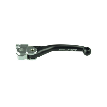 Maneta de embrague plegable SCAR - Negro para HONDA CRF 250, CRF 250 RWE, CRF 450, CRF 450 RX ENDURO, CRF 450 X de 2021 a 2027