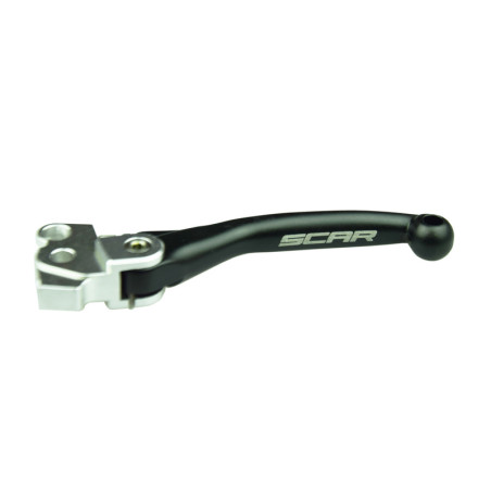 SCAR Flex Reversible Clutch Lever Black for KAWASAKI KX 250, KX 250 X, KX 450, KX 450 X, KXF 250 2019-2027