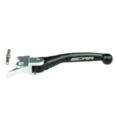 Maneta de embrague SCAR plegable negro para KTM SX 65, SX 85, HUSQVARNA TC 65, TC 85 y GAS GAS MC 65, MC 85 de 2013 a 2027