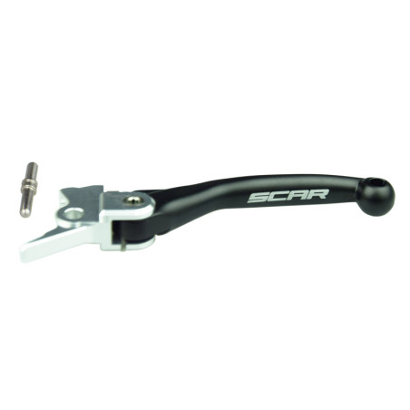 SCAR Flex Reversible Clutch Lever Black for KTM SX 65, SX 85, HUSQVARNA TC 65, TC 85 and GAS GAS MC 65, MC 85 2013-2027