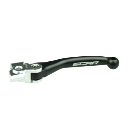 Maneta de embrague SCAR plegable negro para KTM EXC 300, BETA RR 350, TM RACING EN 300 y HUSQVARNA FC 250 de 2005 a 2027